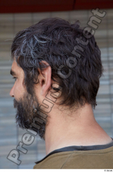Head Man White Sports Average Bearded Street photo references